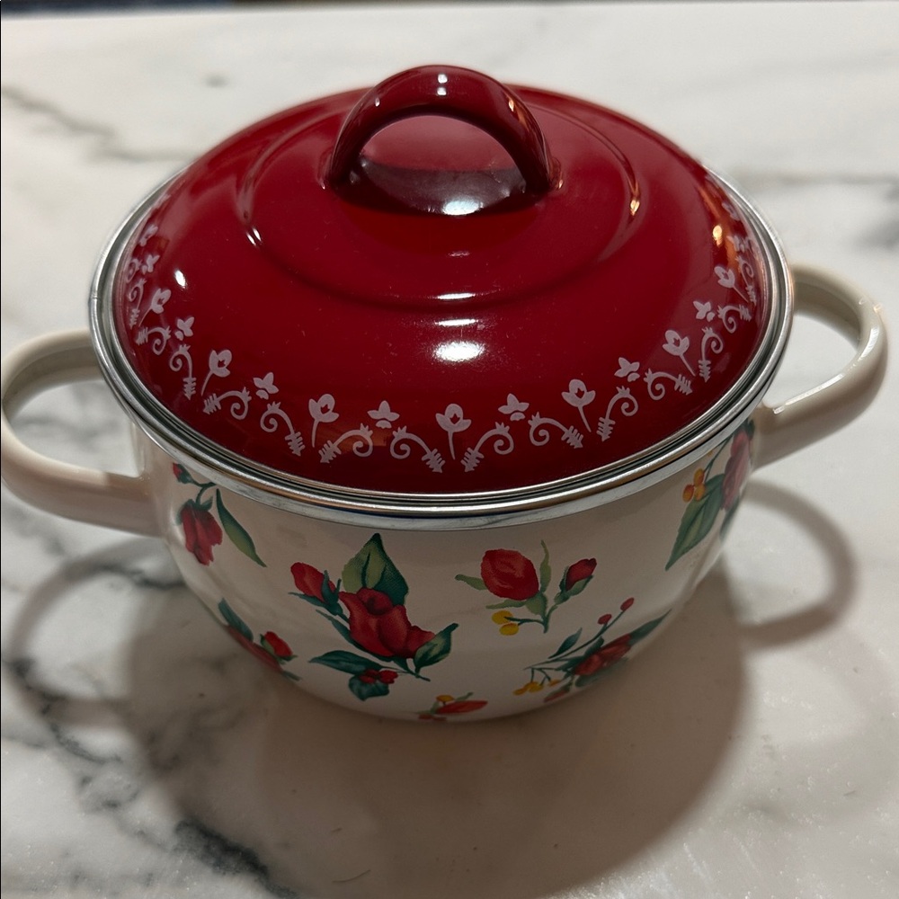 The Pioneer Woman Red Floral Cookware